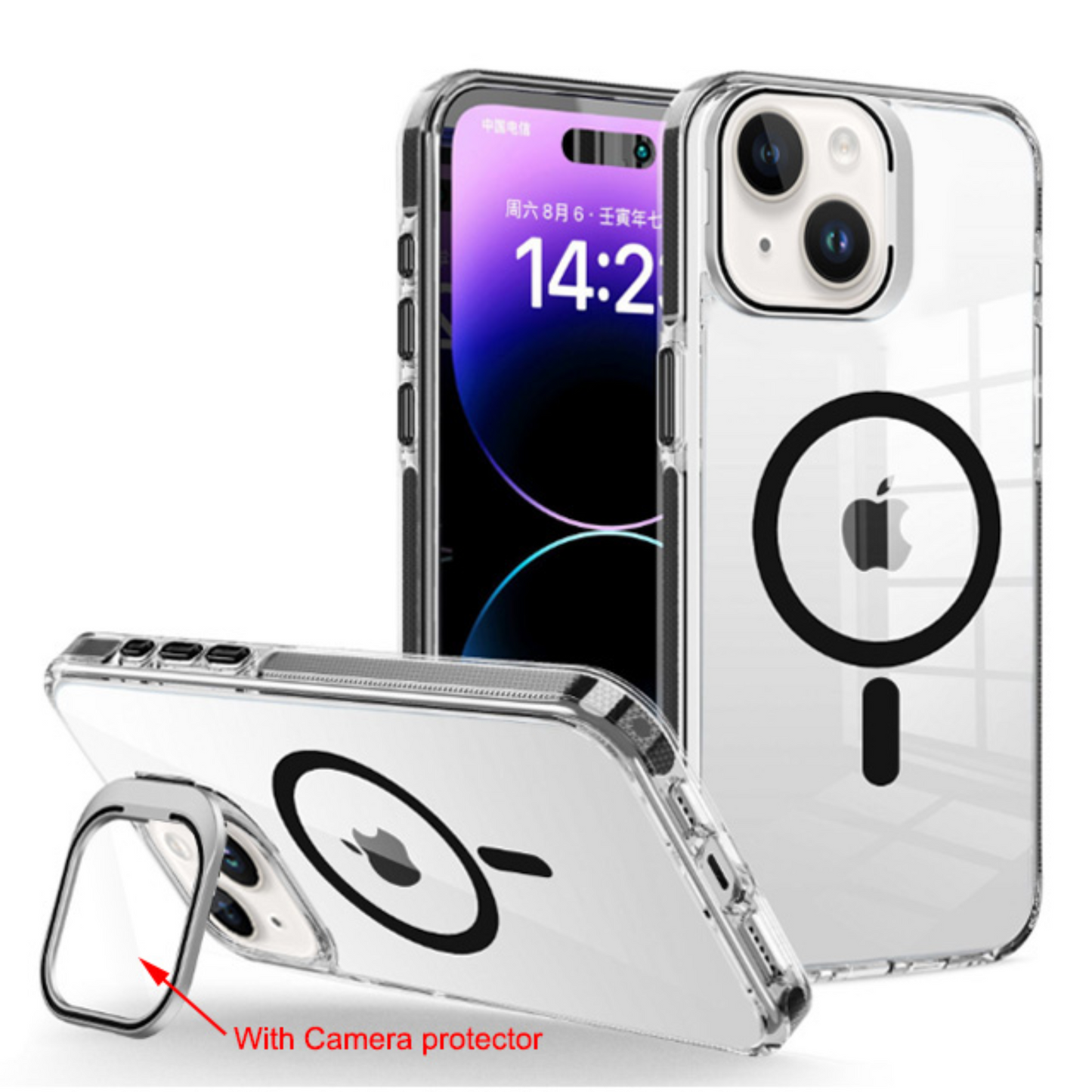 Case iPhone 15 | J5 Window Camera Protector Stand Magnetic | 745256