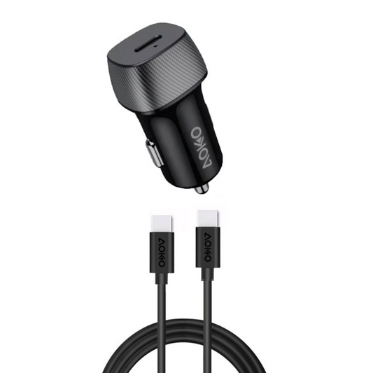 Type C Port Car Charger | Type C to Type C | AC077